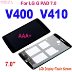 7,0 ''AAA + ЖК-дисплей для мобильного телефона LG G PAD 7,0 V400 V410 ЖК-дисплей Дисплей кодирующий преобразователь сенсорного экрана в сборе для LG V400 ЖК-дисплей экран без битых пикселей инструменты