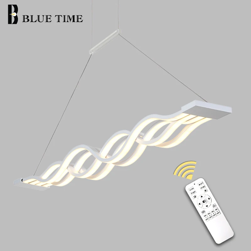 Новый креативный современный светодиодный подвесной светильник BLUE TIME L100 см 120 s