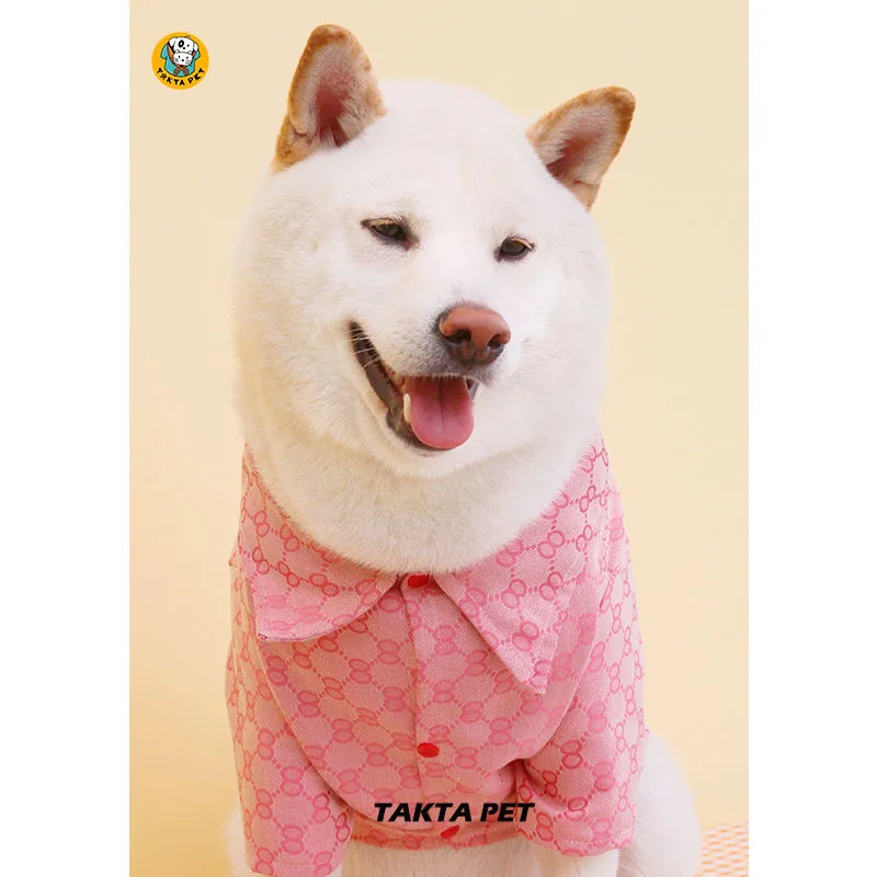 

Printed pet clothes fashionable and luxurious pet shirts cat and dog shirts dog costumes for small dogs