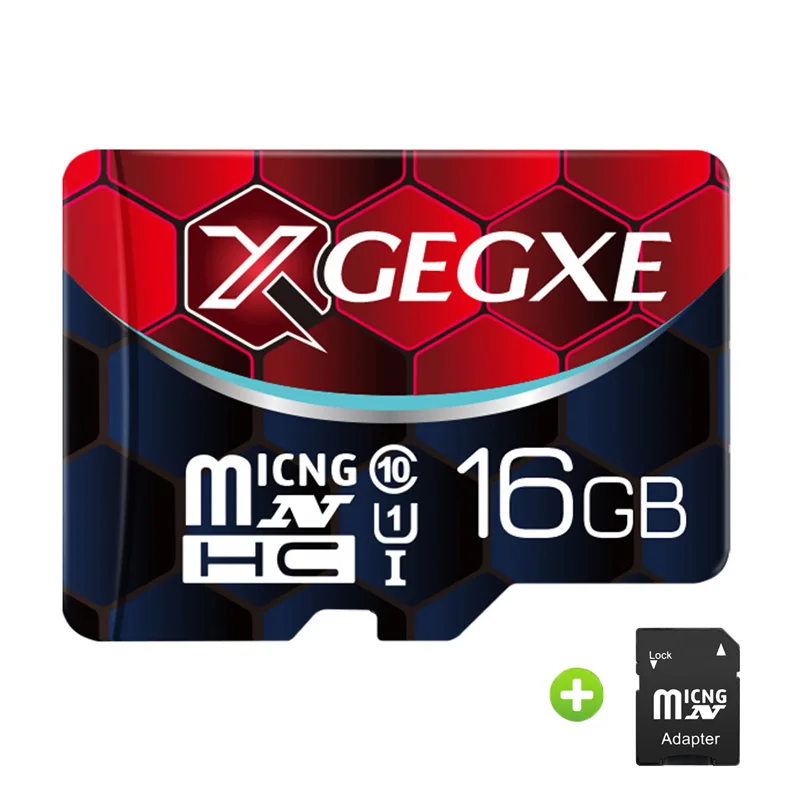 16GB-Adapter Карта памяти XGEGXE 8 ГБ 16 ГБ 32 ГБ 64 Гб 256 Гб класс 10 U1 Micro SD 128 ГБ de memoria высокоскоростная флеш-карта памяти TF микро SD для смартфона стол - Емкость: 16GB-Adapter