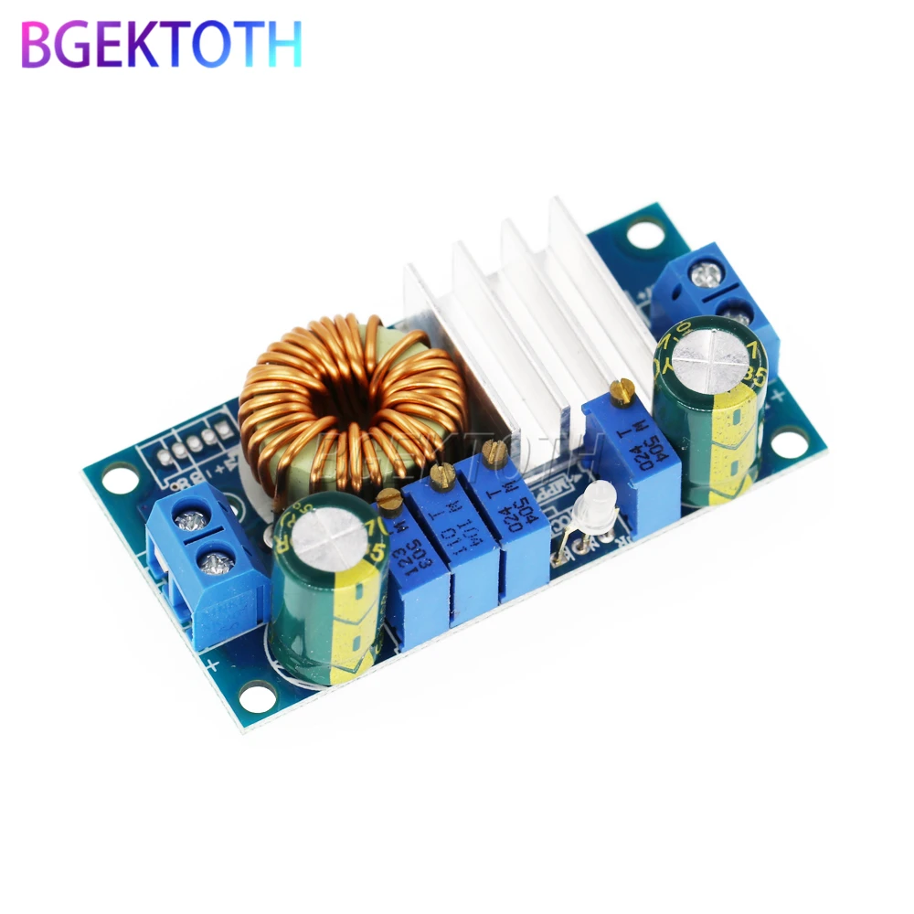 

DC-DC 5A Buck Constant Voltage Constant Current MPPT Solar Panel Controller 6-36V To 1.25-32V Step Down Charging Module