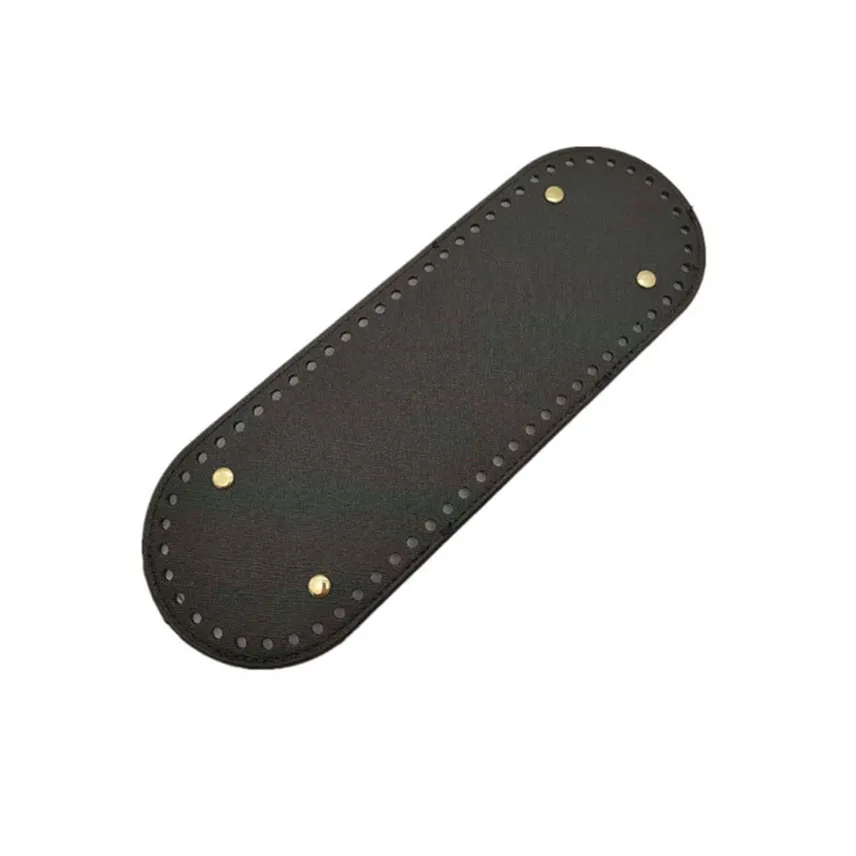 Овальная кожаная сумка сделай сам сменная нижняя часть для сумки Длинная вязаная