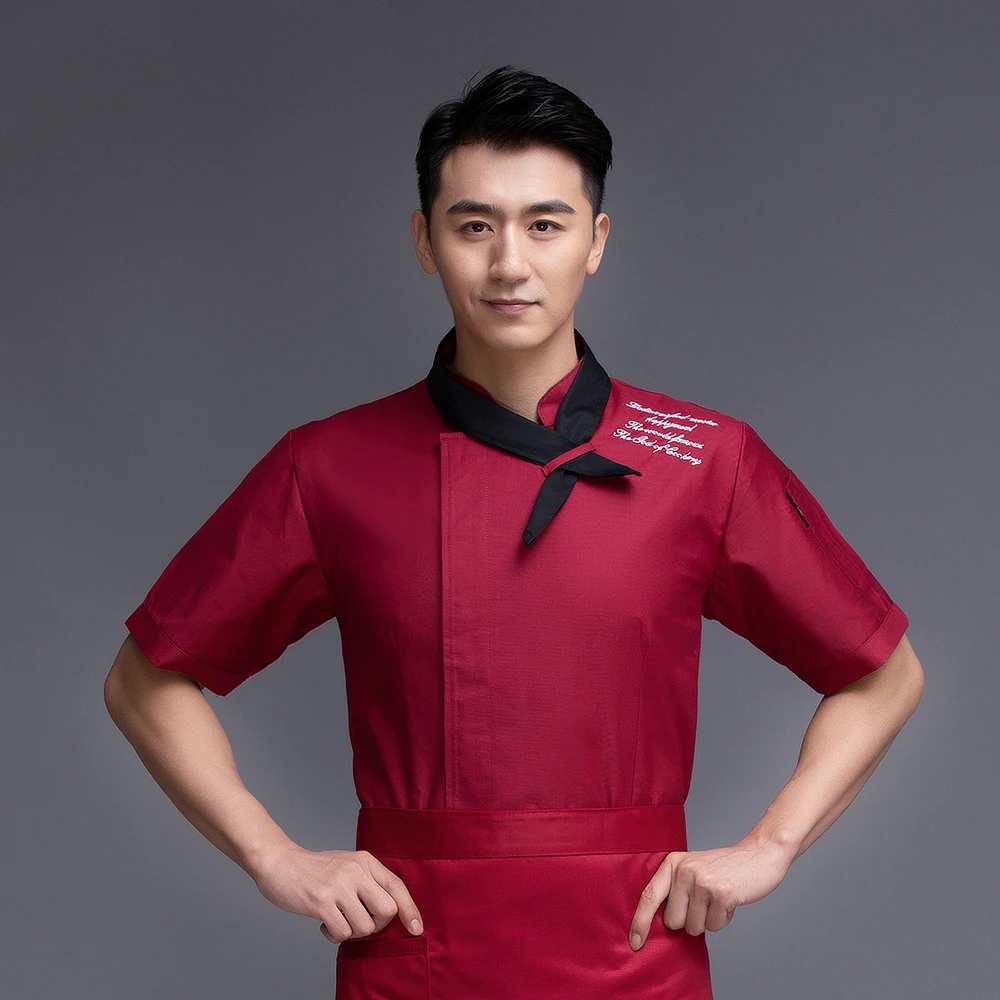 Рабочая куртка шеф-повара 3 цветов мужская рубашка для гостиниц складов столовой
