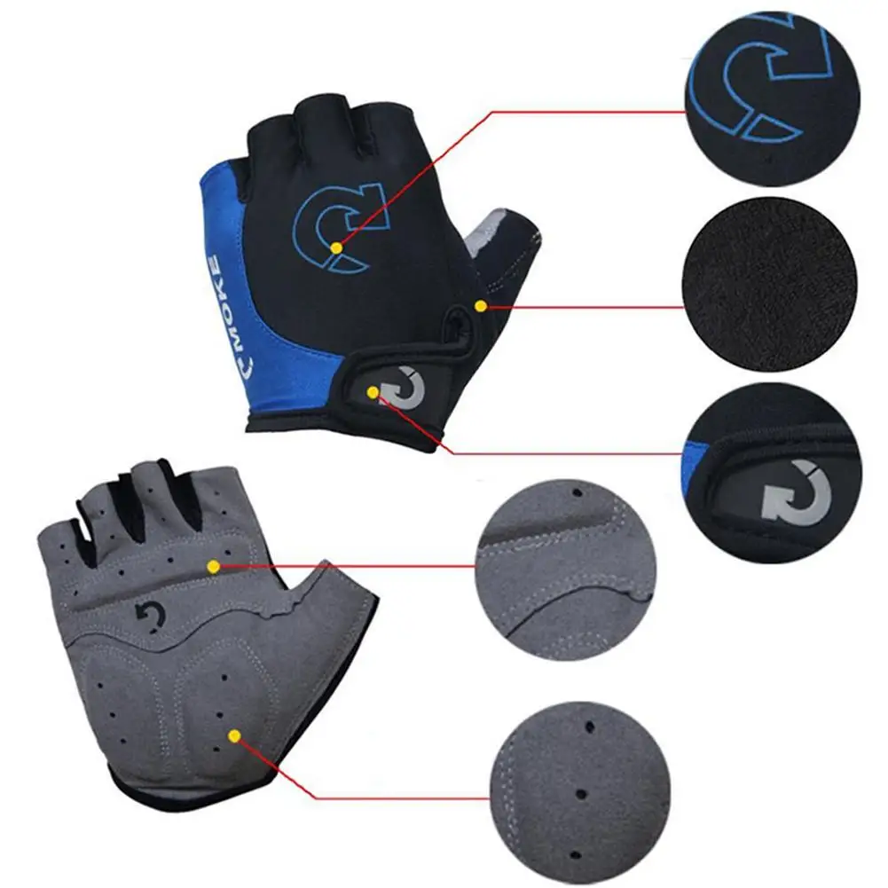 

Unisex Cycling Gloves Bicycle Motorcycle Sport Half Finger Gloves S- XL Size