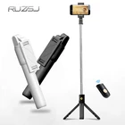 Селфи-палка RUZSJ, телескопическая, портативная, с Bluetooth