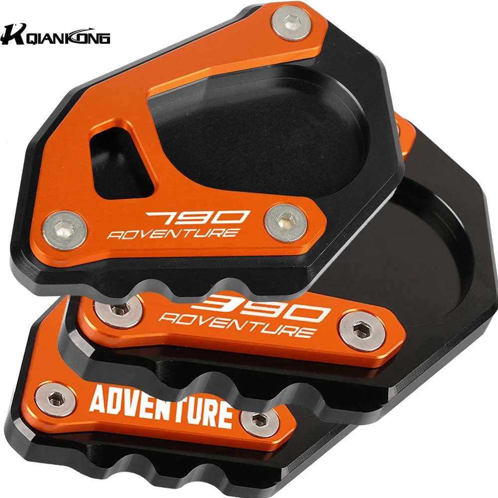 

Для 390 790 Приключения ADV 2019 2020 2021 790 Мотоцикл с ЧПУ 390 Приключения подставка для ног подножка сбоку расширение Pad Поддержка пластина