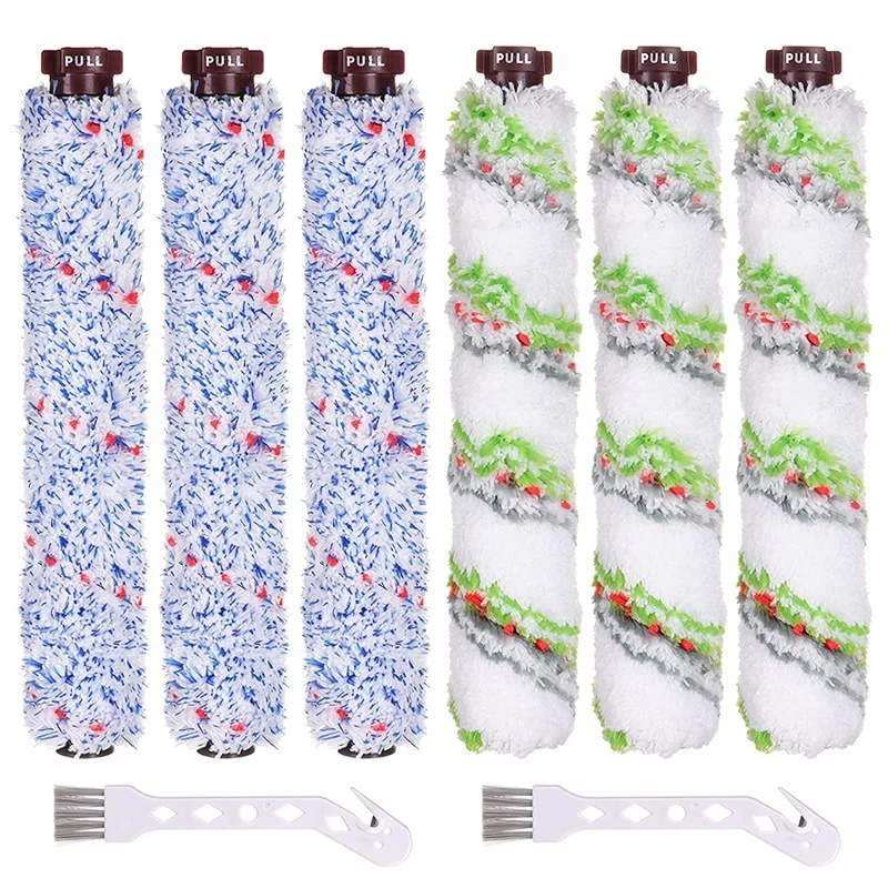 

8Pcs Replacement Multi Surface Pet Brush Roll Kit for Bissell Crosswave 1785 2306 Series Wet Dry Vacuum Cleaner Part