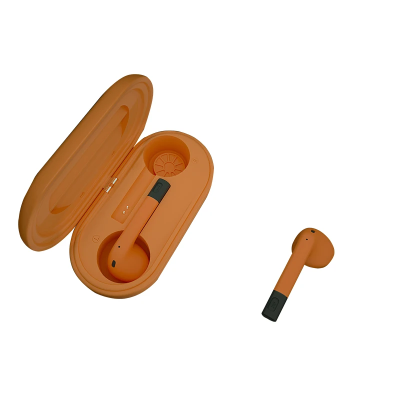 Orange Размер Беспроводной Bluetooth Наушники Hi-Fi Bluetooth 5,0 с 400 мА · ч зарядный Чехол сенсорный Управление голосового помощника - Цвет: Orange