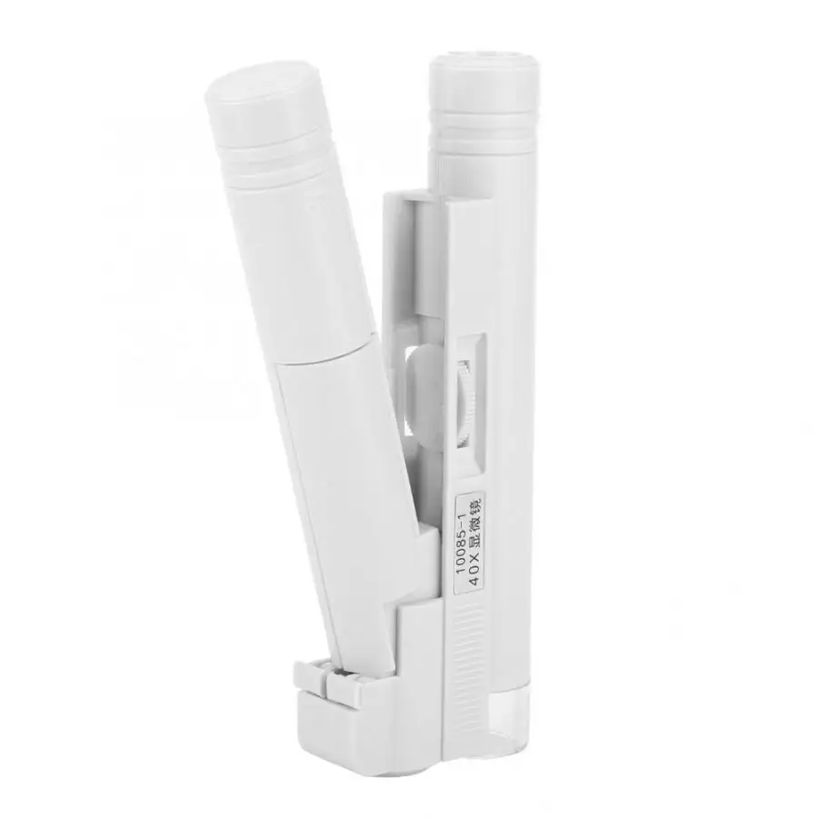 МИКРОСКОП СВЕТОДИОДНЫЙ Карманный с увеличением 40X микроскоп микрообъектив для