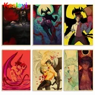 Алмазная живопись 5D сделай сам, картина аниме, рисунок девилмана, крибея, Алмазная мозаика, картина, постер, искусство, картина для комнаты, домашний декор, подарок Zs101