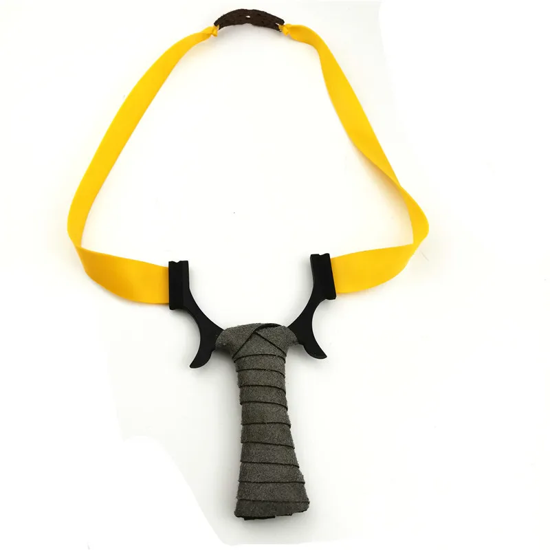 Семейная черная стальная Рогатка для охоты TTF катапульта с плоской резиновой