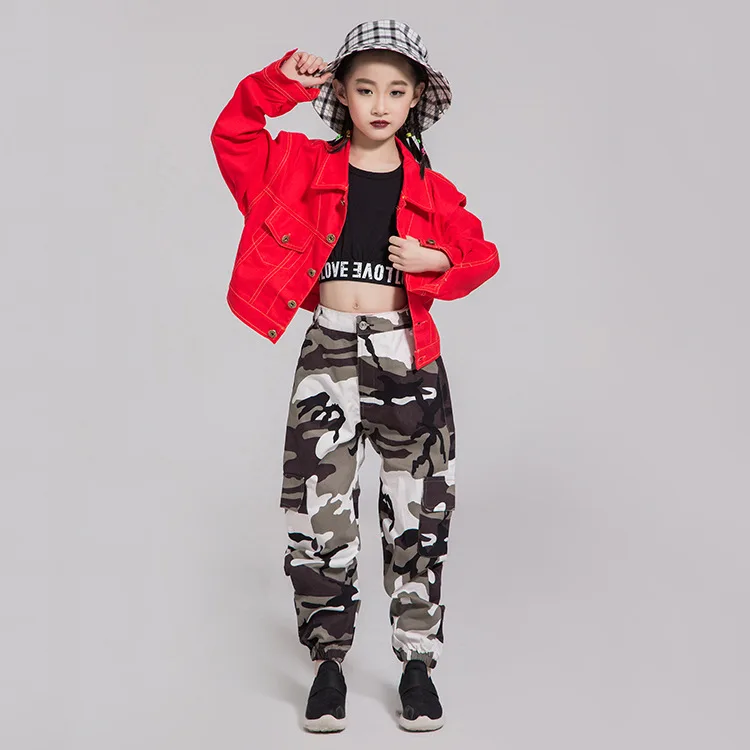 Камуфляжный костюм для танцев в стиле хип хоп наряд костюмированной вечеринки