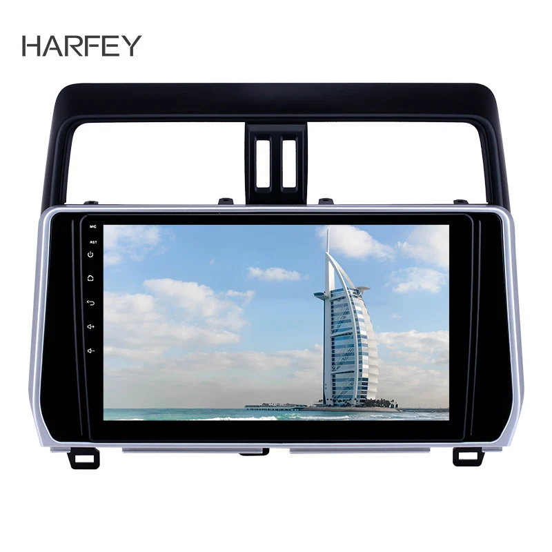 Harfey gps навигация HD сенсорный экран Bluetooth Авторадио 10 1 дюймов Android 8 для Toyota Prado 2018 с