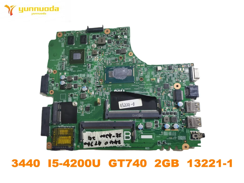 Оригинальный Для DELL 3440 0 Материнская плата ноутбука I5-4200U GT740 2 Гб 13221-1 испытанное