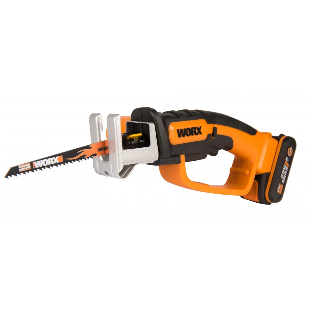 Сабельная пила аккумуляторная WORX WG894E.5 16мм 20В АКБ 2А*ч ЗУ 2А коробка|Электрические