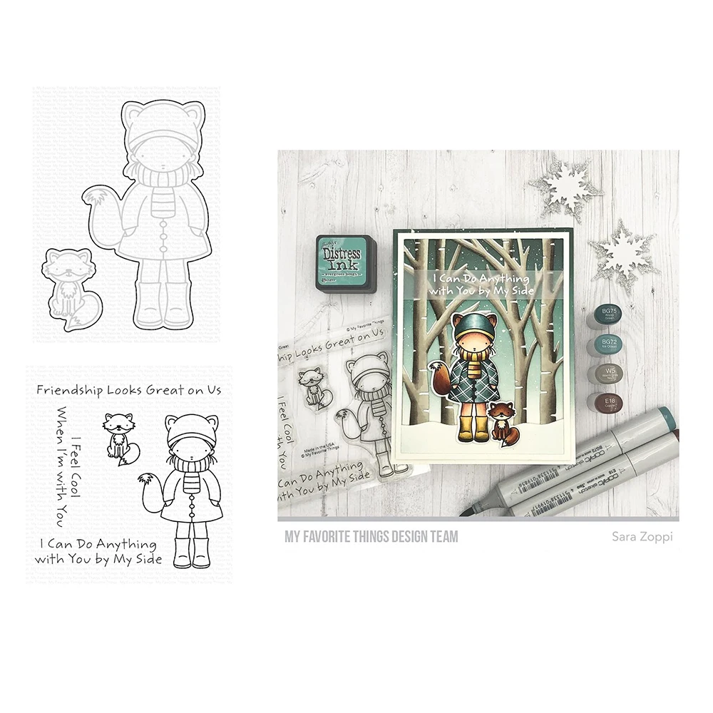 

Hot Sale Friendship Looks Great Stamps and Dies New Arrival 2021 Scrapbook Diary Decoration Embossing Template Diy Greeting Card