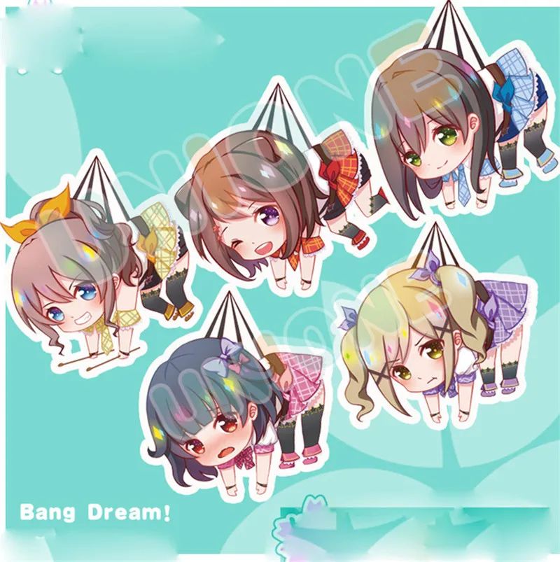 Аниме Bang Dream! Вечерние группы для девочек! Акриловый брелок косплей Хэллоуин