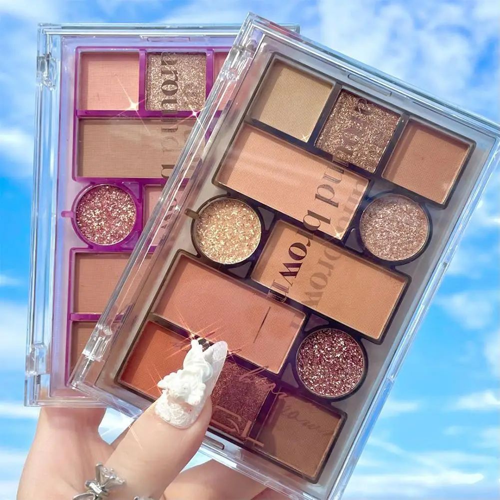 

Палитра матовых теней для век разных цветов, блестящий хайлайтер, Шиммер для век, стойкий макияж, косметика, акриловые тени для век, палитра