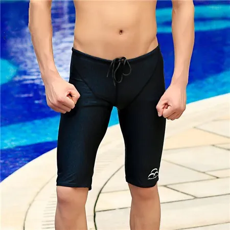 GH15-302 Fanceey sharkskin плавки мужские купальные сексуальные мужские купальные шорты Профессиональный купальный костюм трусы длинные гоночные помехи - Цвет: GH15-302
