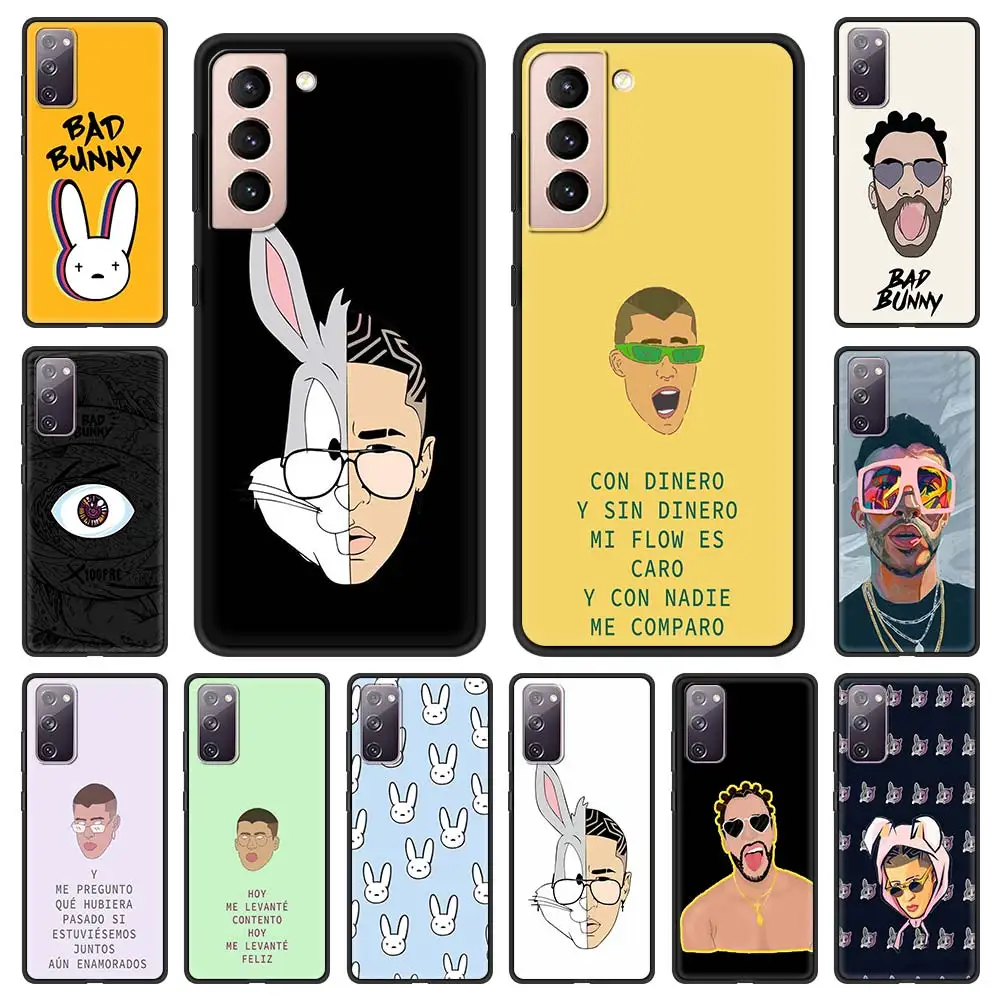 

Bad Bunny Yo Perreo Sola Phone Case For Samsung Galaxy S20 FE S21 Plus Shell For Samsung S21 S20 Ultra Smartphone Back Cover