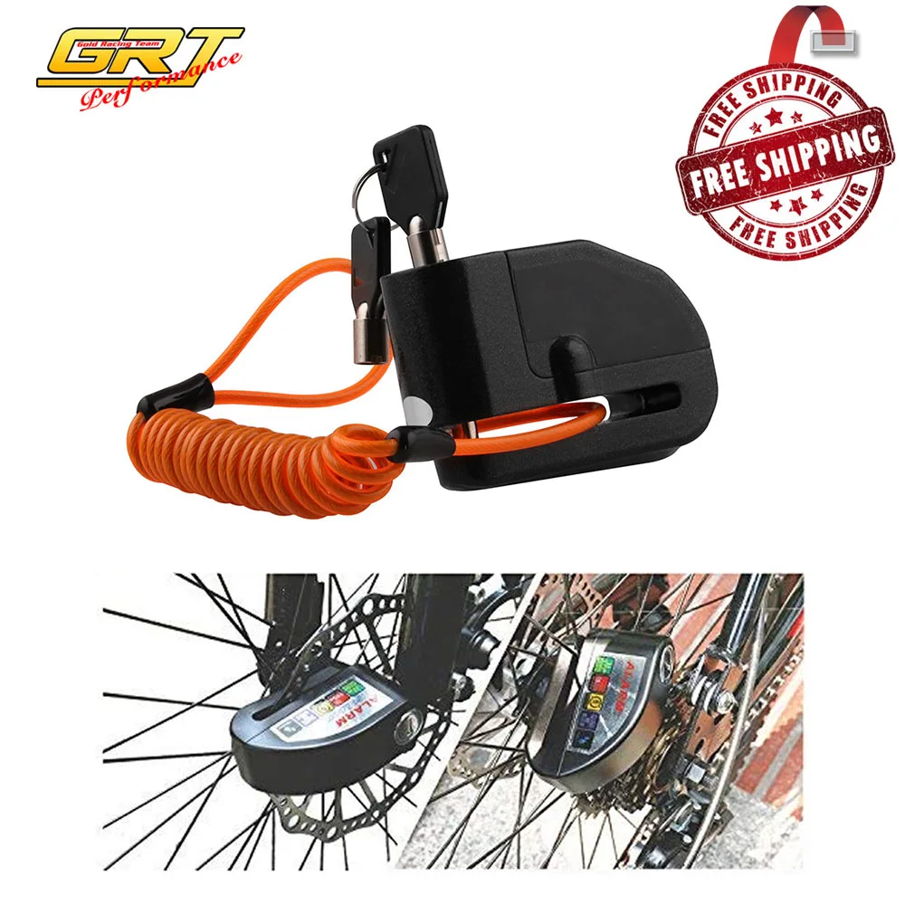 Водонепроницаемая сигнализация для мотоцикла велосипедный замок безопасности