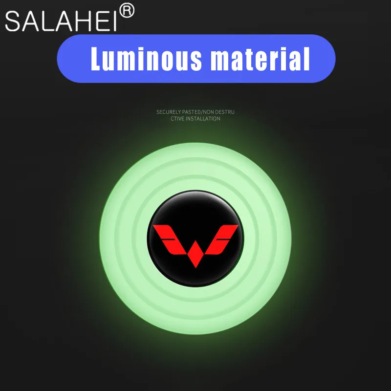 

2/4/8/12PCS Luminous Car Door Shock Stickers Absorber Sound Shockproof Buffer Stickers For Wuling Car Accessories Car Goods