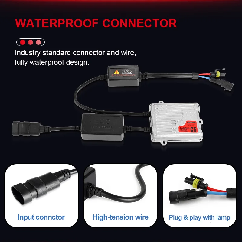 Ксеноновый балласт сверхмощный 12 В 55 Вт для ксеноновых фар H1 H3 H7 H8 H11 9005