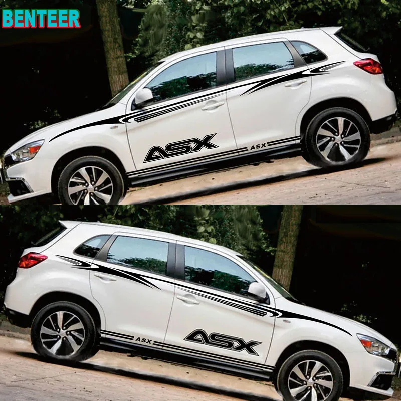 

2side KK car body sticker For MITSUBISHI ASX