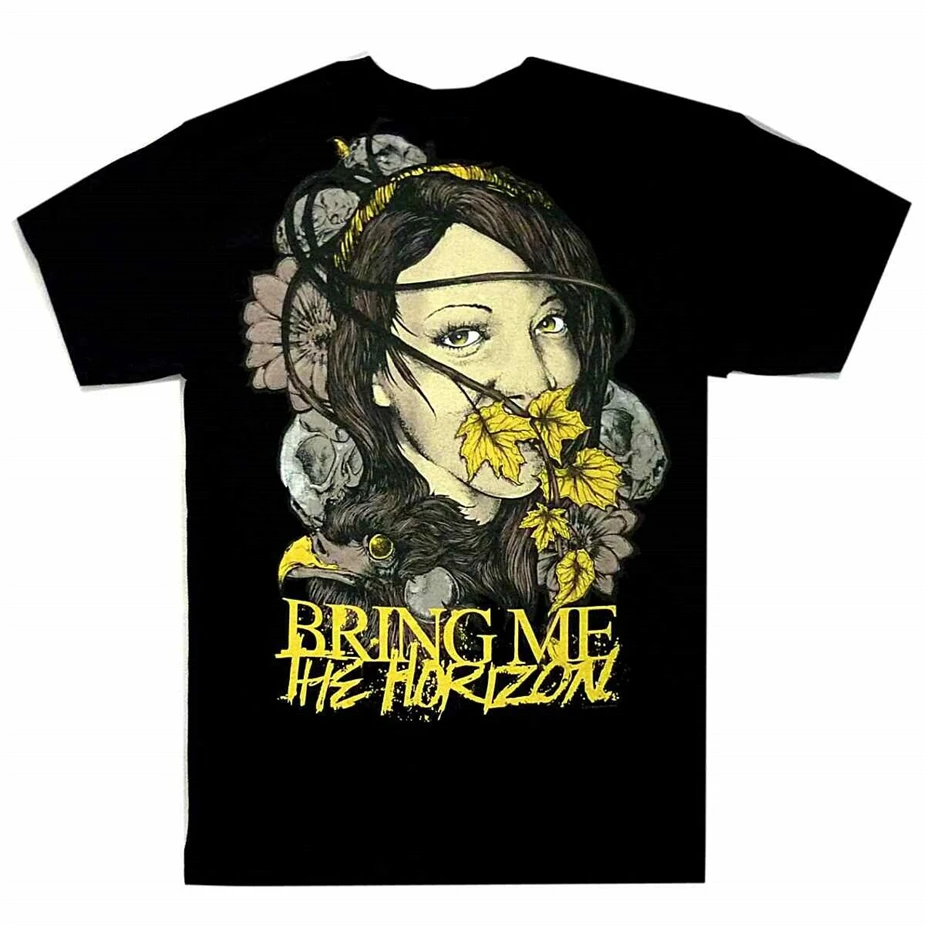 Футболка Bring Me The Horizon Lady Of Life размеры S M L Xl Xxl футболка Officl Bmth хлопковая с короткими