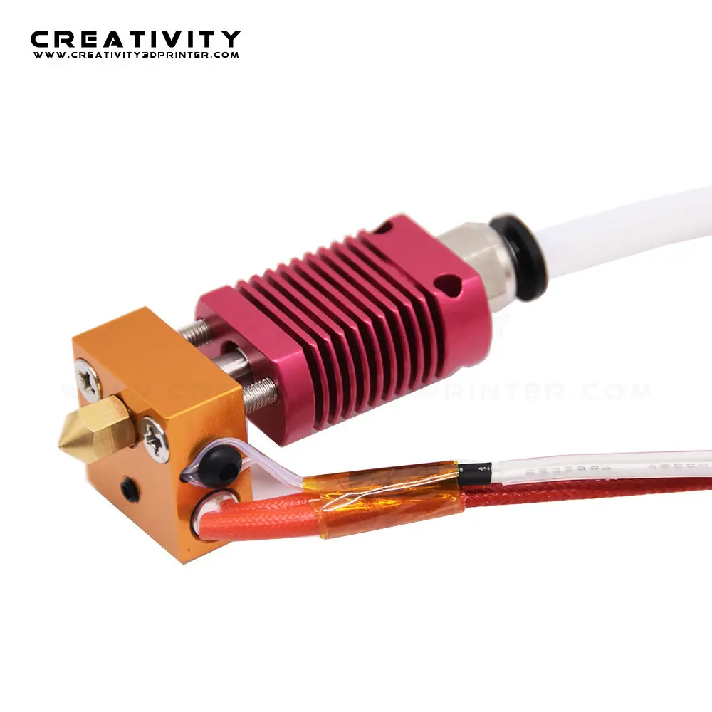 3d-экструдер CR10 Hotend полностью Металлическая J-головка для Creality Ender-3/5 pro 10s Bowden 12/24 в