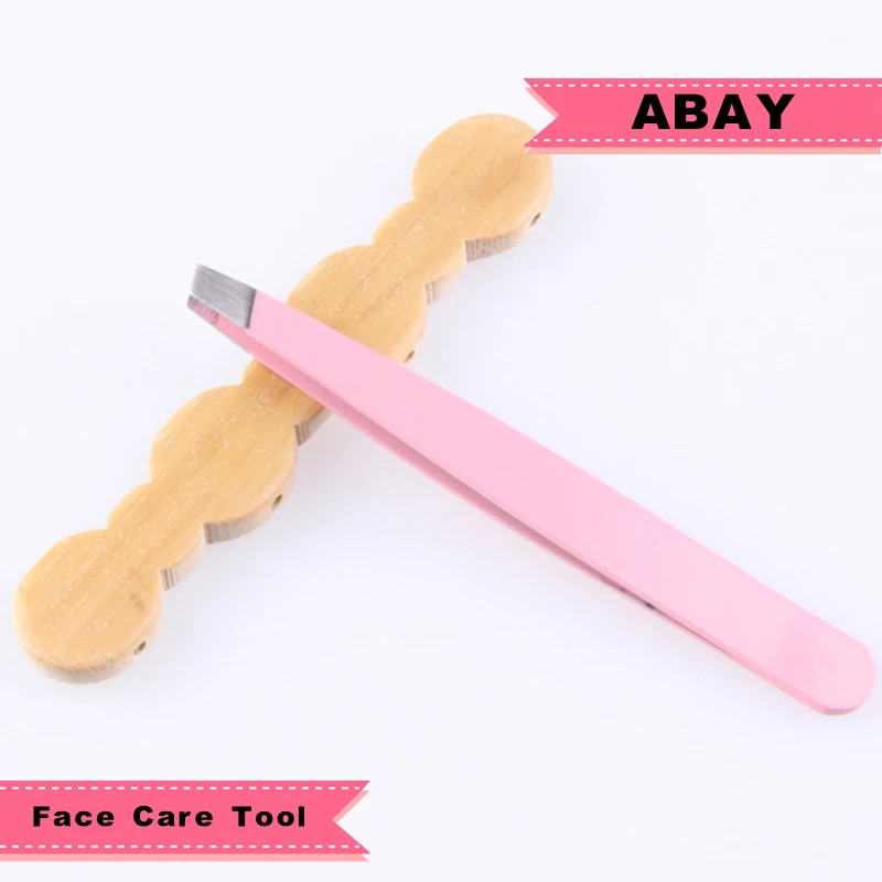 Инструмент для ухода за лицом из нержавеющей стали зажим бровей наклонный рот