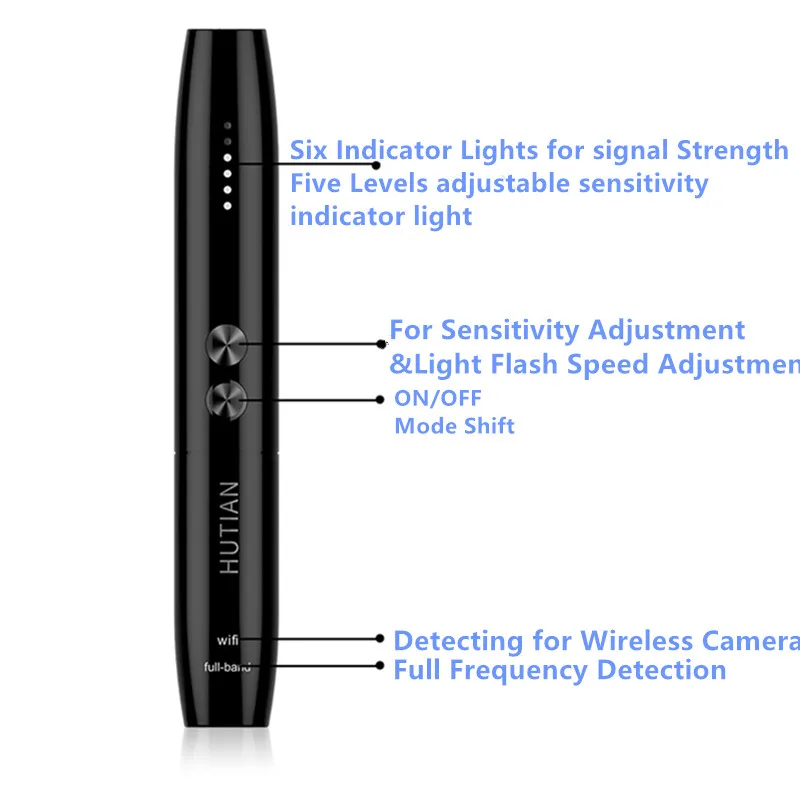 newanti spy camera detector pen wireless rf signal eavesdropping pinhole hidden cam audio bug gsm gps wiretapping device scanner free global shipping