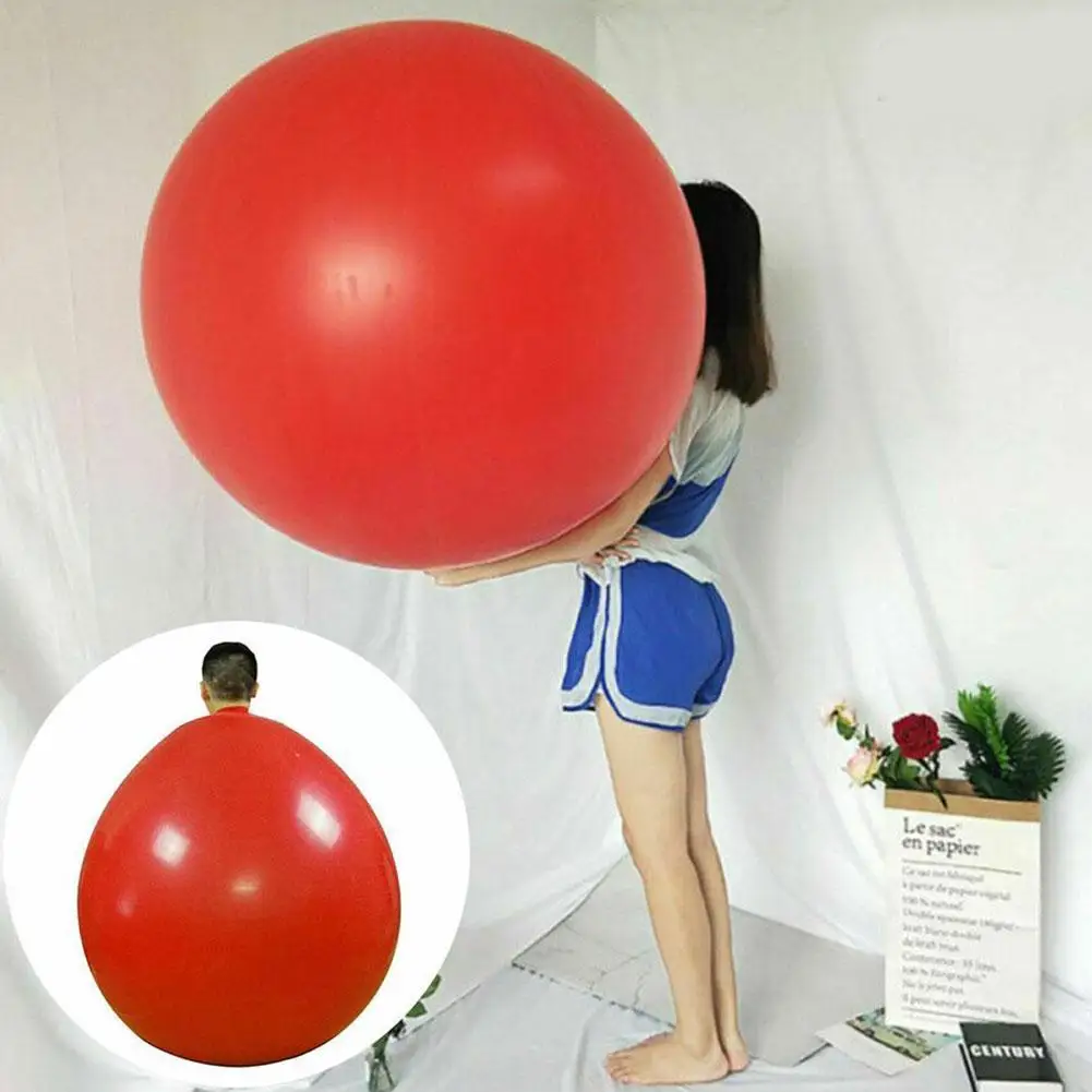 

1pcs Drill Man Big Balloon Party Toy Good Flexibility Latex Performance Layout Balloon Children Venue Props Thick Outdoor G Y8S7