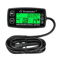 digital temperature gauge rpm tach hour meter for gas engine motorcycle marine jet ski buggy snowblowtractor pit bike paramotor