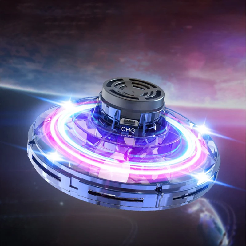 

2021 NEW Flynova Flying Spinner Creative Casual Stress Relief Fidget Toys Intelligent AI Chip Ufo With Led Lights For Children
