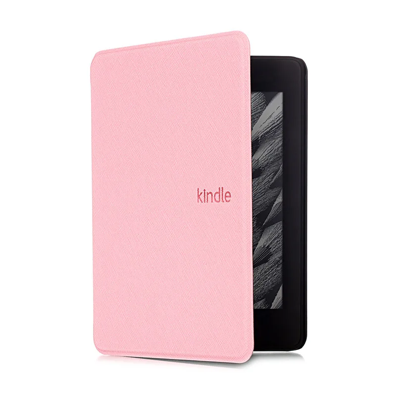 pink Умный тонкий магнитный чехол для электронной книги для Amazon Kindle Paperwhite 4 Обложка 10 поколение оболочка защита для электронных книг чехол - Цвет: pink