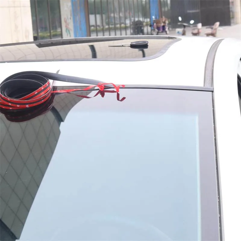 

4meters Rubber Car Seals Edge Sealing Strip Auto Roof Windshield Car Sealant Protector Seal Strip Window Seals For Car Accessory