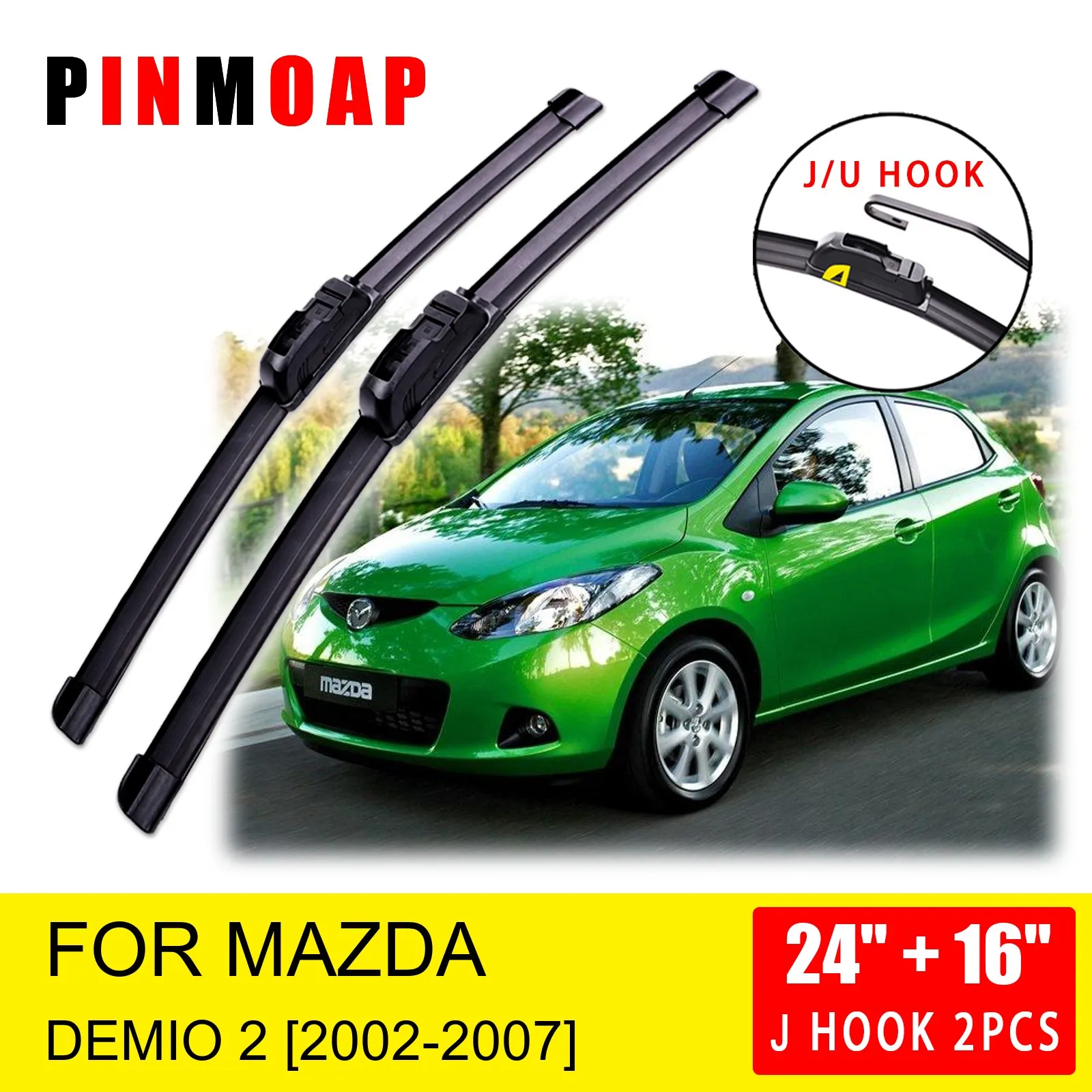 

Щетки стеклоочистителя передние для Mazda Demio 2 DY 2002 2003 2004 2005 2006 2007