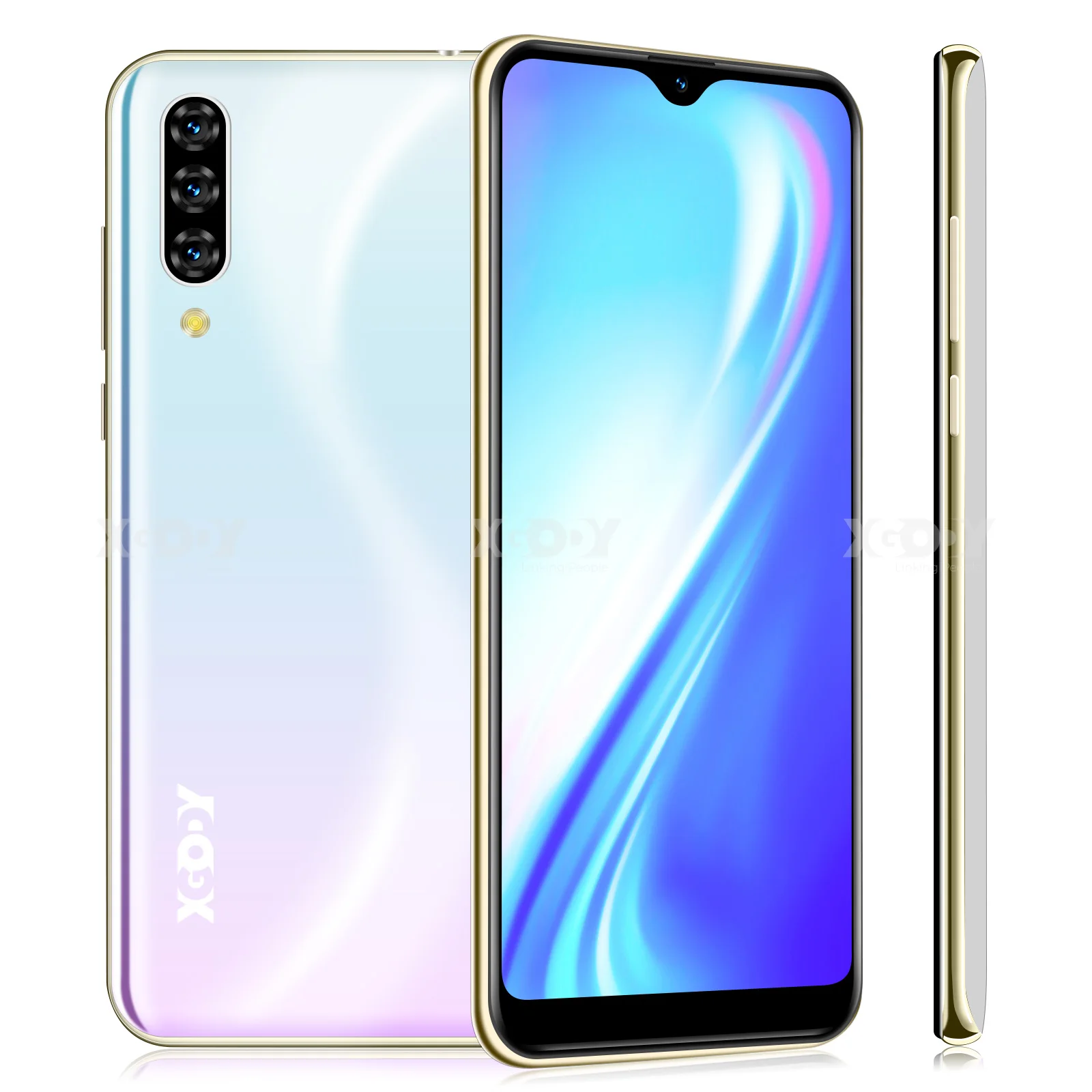 XGODY Note7 3G смартфон на Android 9 0 6 26 &quotэкран водосберегающее лицо разблокировка
