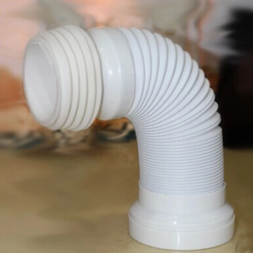 

Hose Flexible WC Universal Tool Sewage Sewer Accessories Toilet Bowl Displacement Durable Drain Pipe Pan Connector Plumbing Home