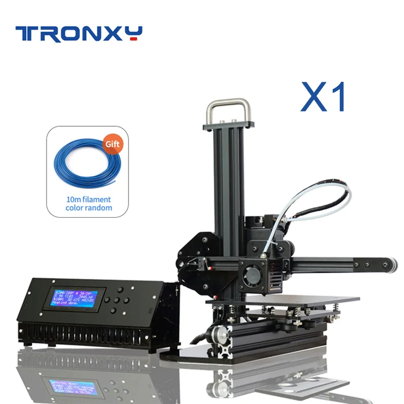 

Tronxy X1 Mini DIY 3D Printer Desktop Portable for beginner build size 150*150*150mm CE FCC RoHS certifiction LCD 8GB SD free