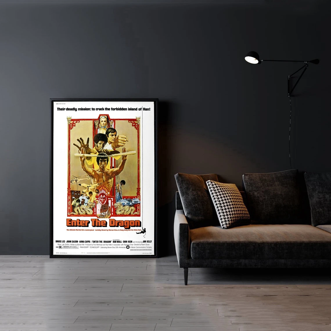

Enter the Dragon kung fu classic movie cover poster