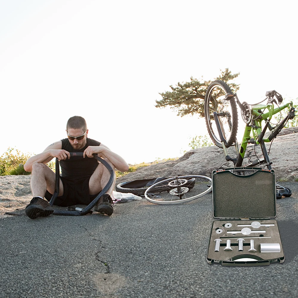 

Bicycle Bottom Bracket Install And Removal Tool Kit Bike Bottom Bracket Remover Bicycle Maintenanc Bicycle Repair Tools