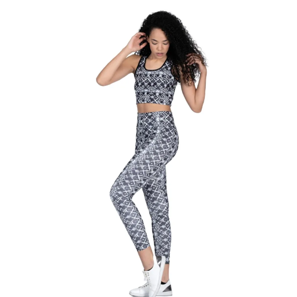 Anastasia 22215 Women High Waist Digital Printed Leggings