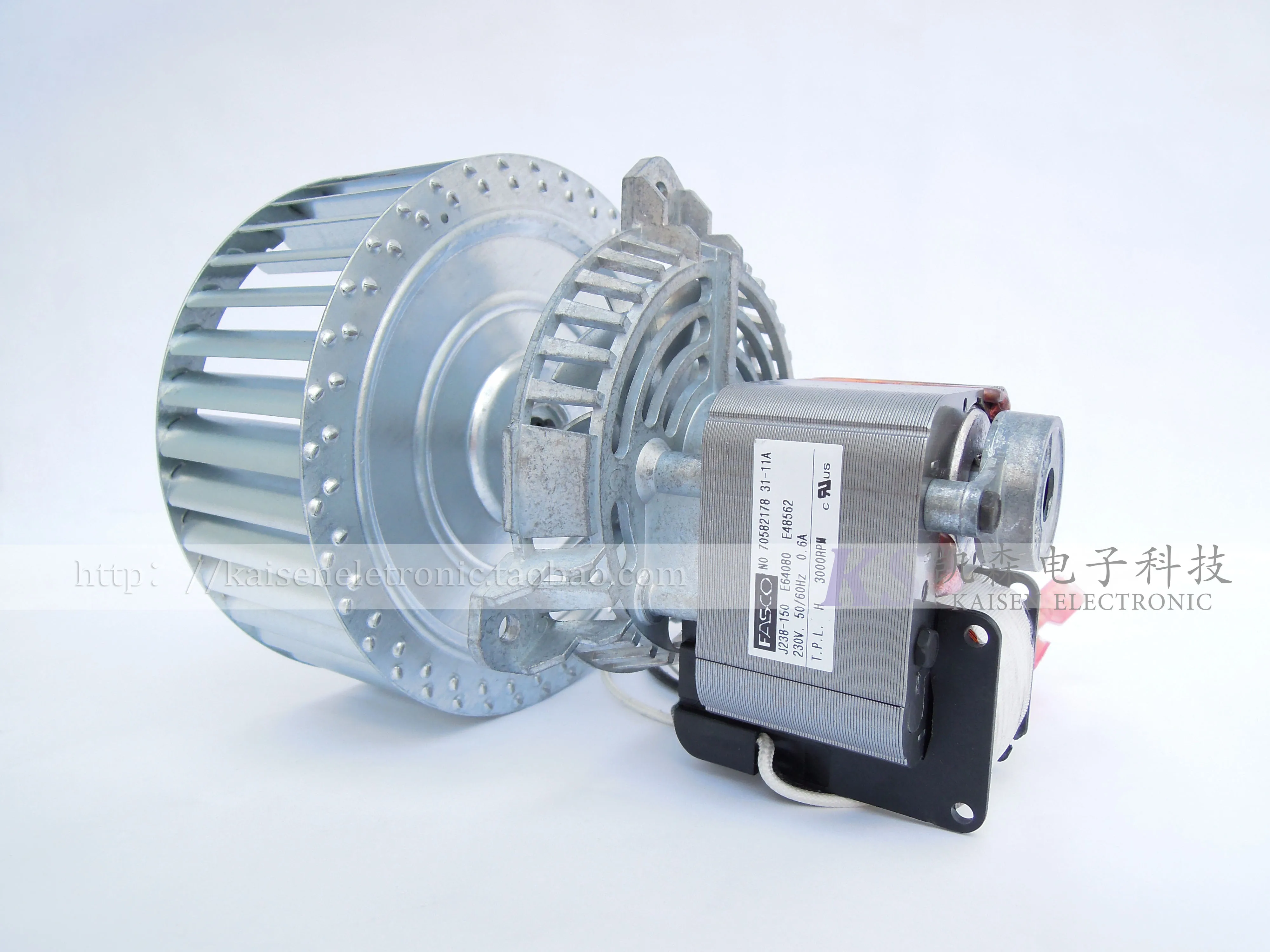 Высокотемпературный центробежный двигатель вентилятора H-класса FASCO 180 J238-150 UL