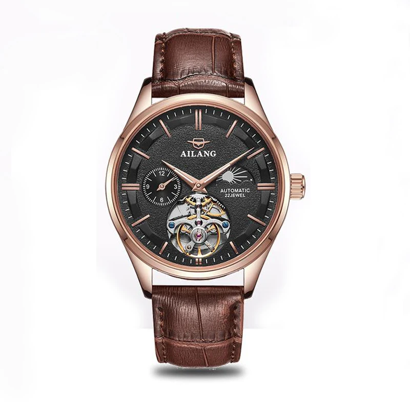 

Ailang brand watch multi-function tourbillon automatic mechanical watch hollow flywheel men's watch