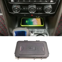 15W Car wireless charger charger fast charger charging pad plate charging holder for Jetta MK7 Teramont T-Cross T-Roc