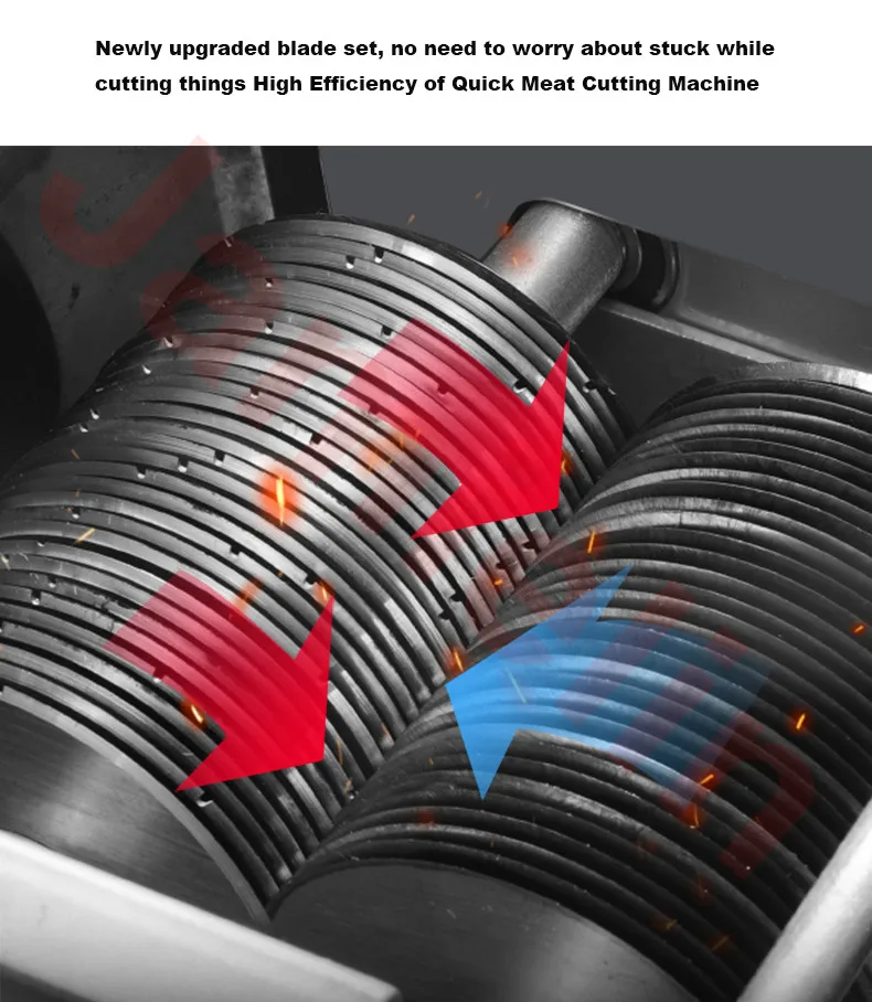 Jamielin резак для мяса Коммерческая нержавеющая сталь резка измельченного и рыбы