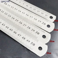 15203050cm metric ruler stainless steel ruler metal straight ruler precision double sided ruler 681215 inch