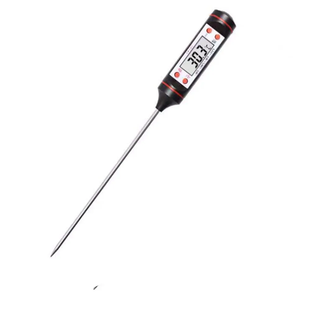 

Kitchen Digital Food Thermometer Household Cooking Thermometer Portable Cooking BBQ Probe Water Milk Oil Food Thermometer